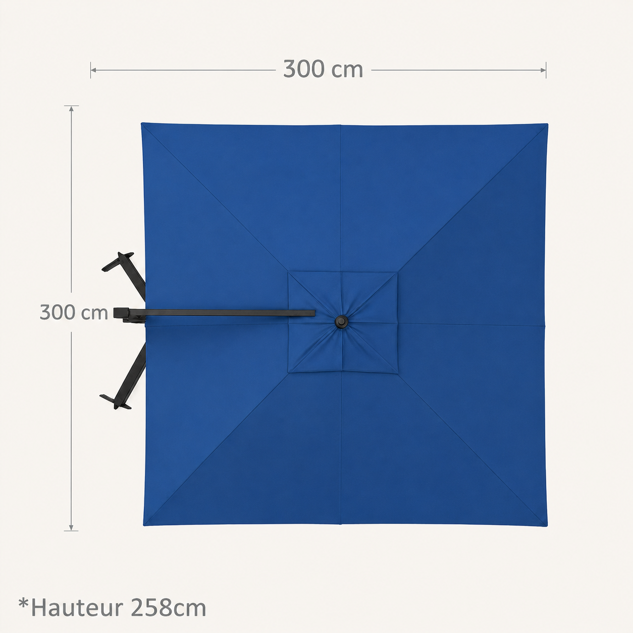 Parasol Déporté 3×4 Premium | Shadora