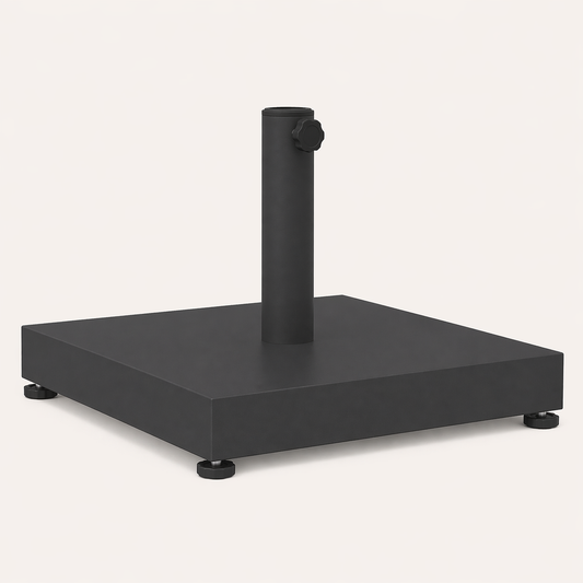 Base de parasol premium 25 kg | noir
