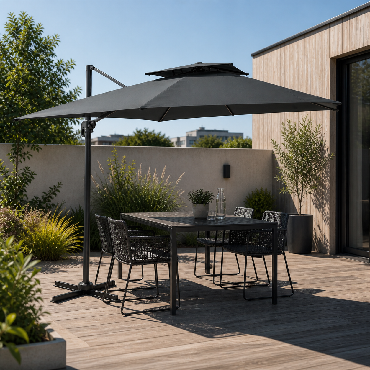 Parasol Déporté 3×4 Premium | Shadora