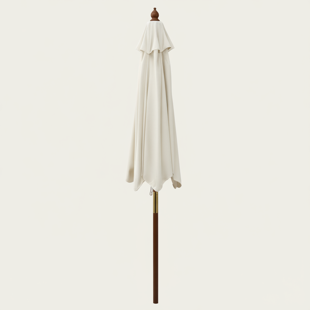 Parasol Bois mât chic 299 cm de Diamètre  | Shadora