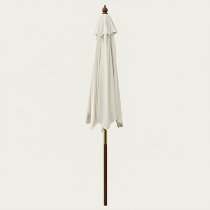 Parasol Bois mât chic 299 cm de Diamètre  | Shadora