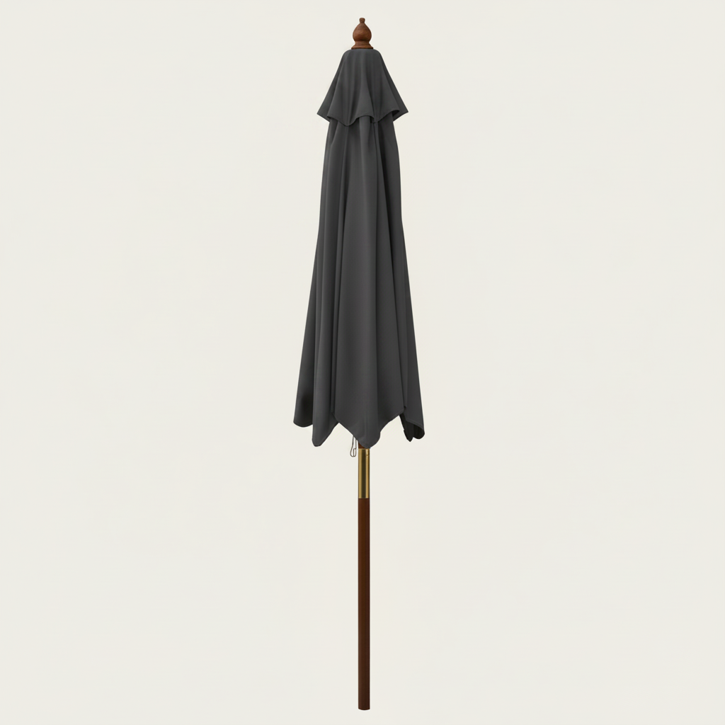 Parasol Bois mât chic 299 cm de Diamètre  | Shadora