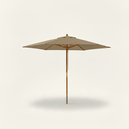 Parasol Bois mât chic 299 cm de Diamètre  | Shadora