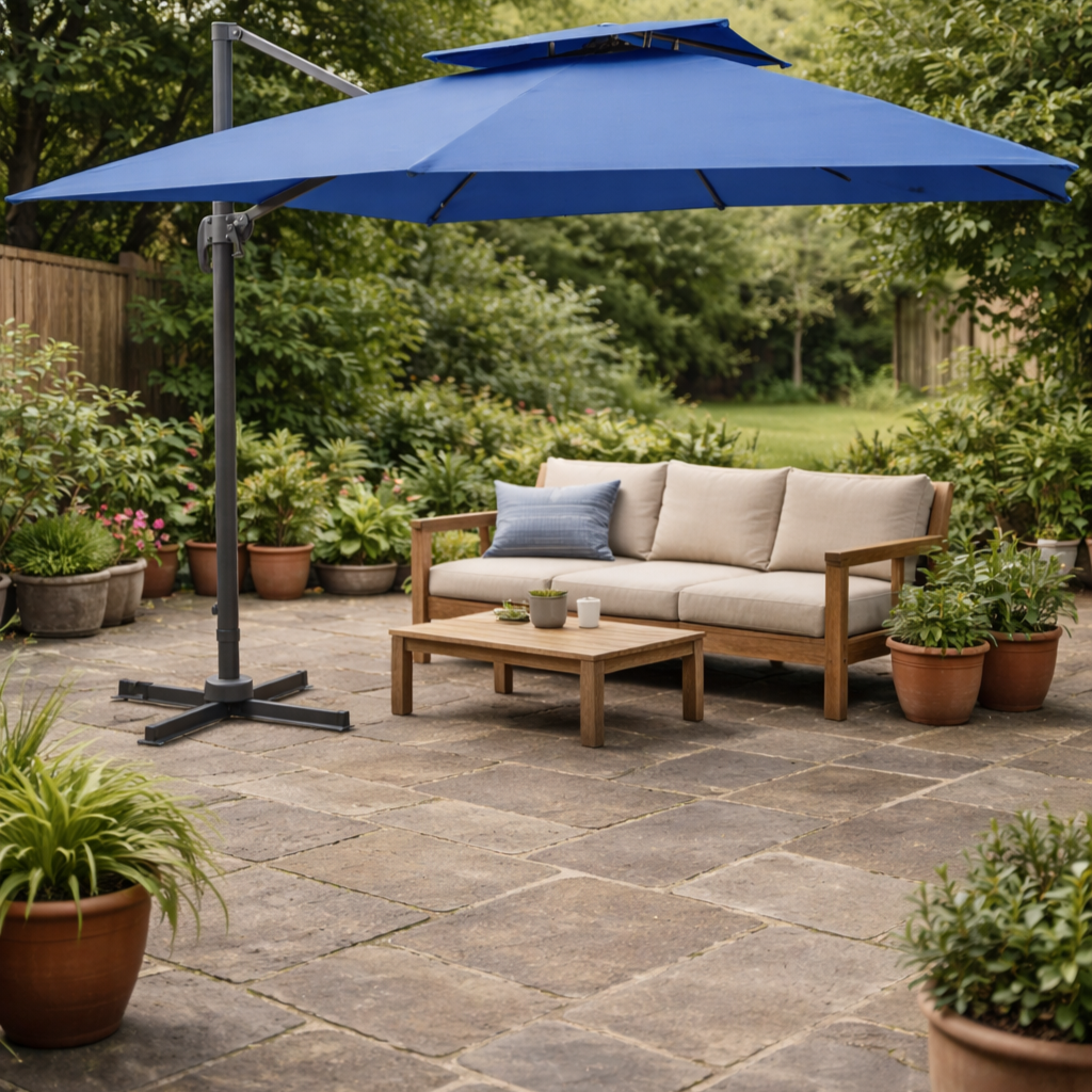 Parasol Déporté 3x3m Premium | Shadora