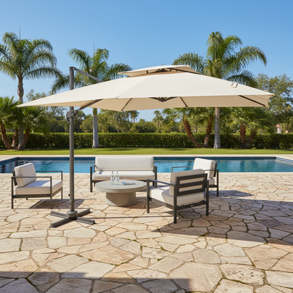 Parasol Déporté 3×4 Premium | Shadora
