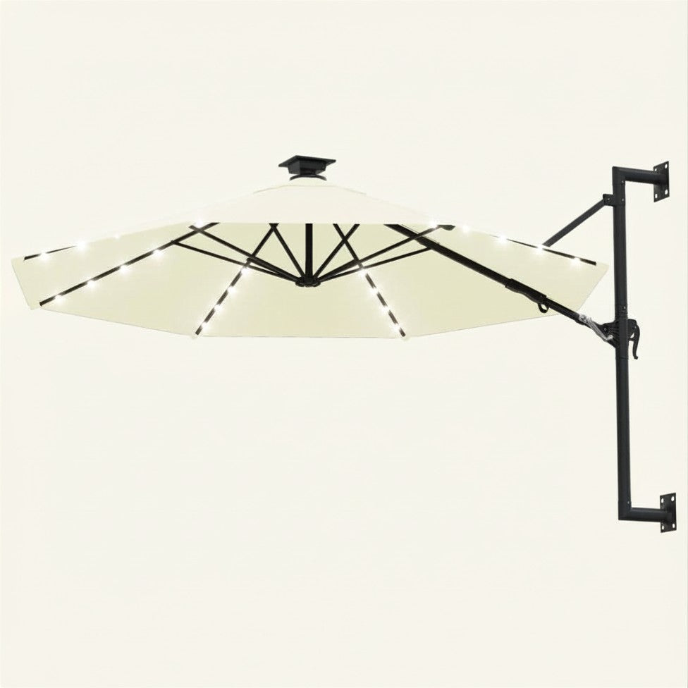 Parasol Mural LED 300 cm de Diamètre | Shadora